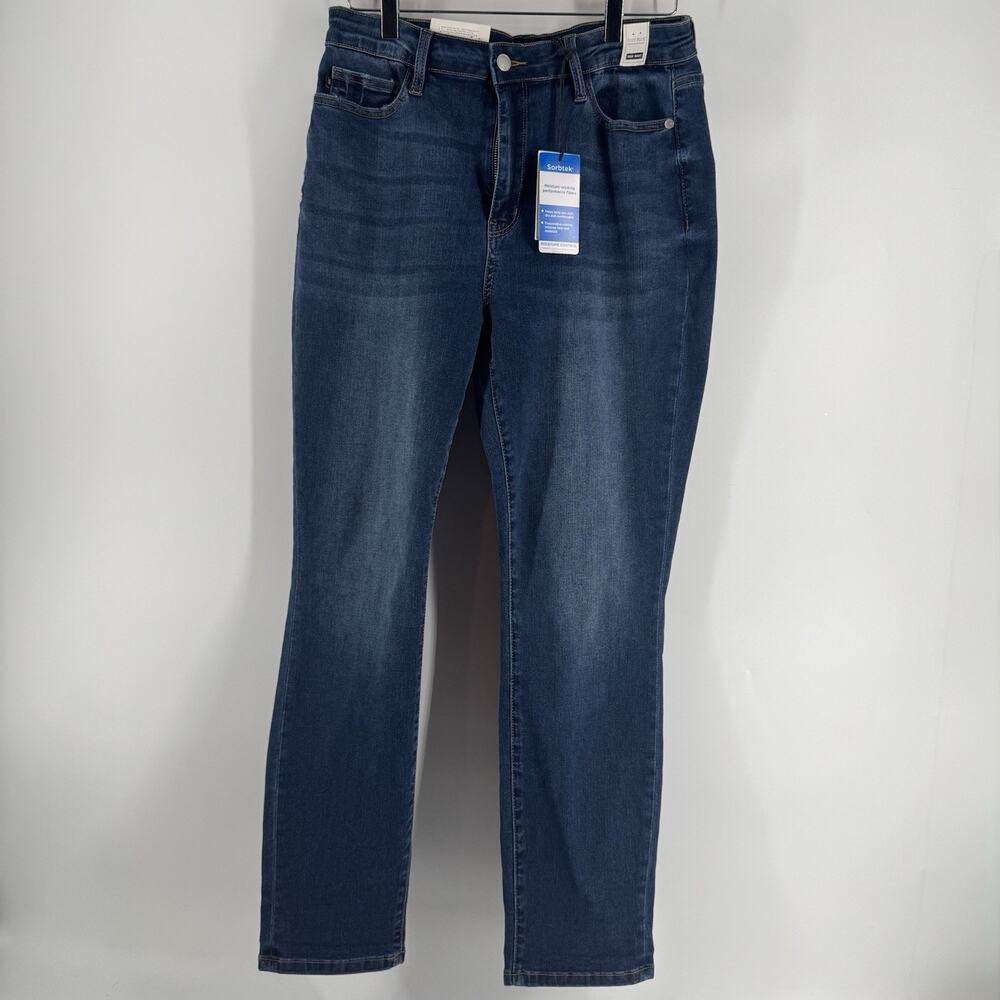 Judy Blue Jeans Womens 13/31 Dark Blue High Waist Coolest Boyfriend NWT Denim